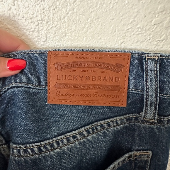Lucky Brand High Rise Wide-Leg Jeans size 6/28 - Picture 5 of 7